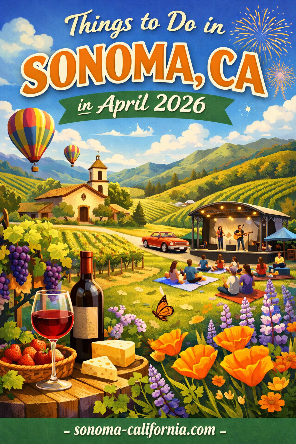 You are currently viewing Events and Things to do in Sonoma California in April 2026